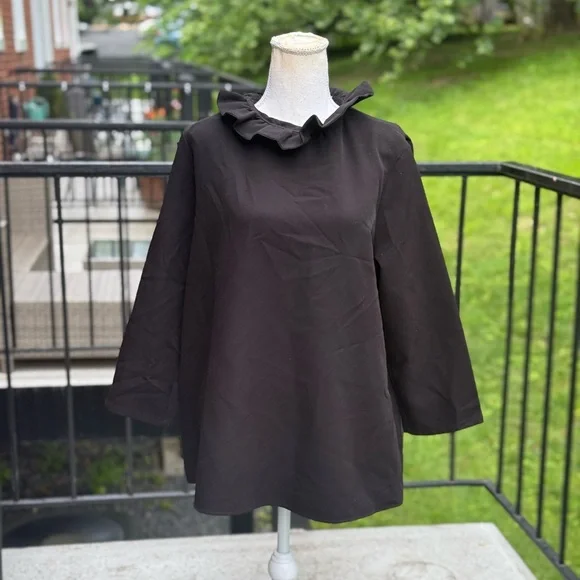 Tuckernuck  Black Faye Blouse Size XL - Picture 9 of 13